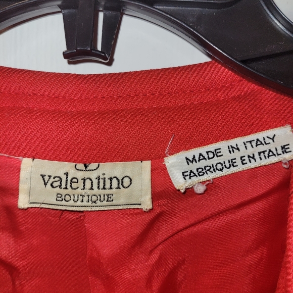 VALENTINO couture red car coat - Picture 2 of 7